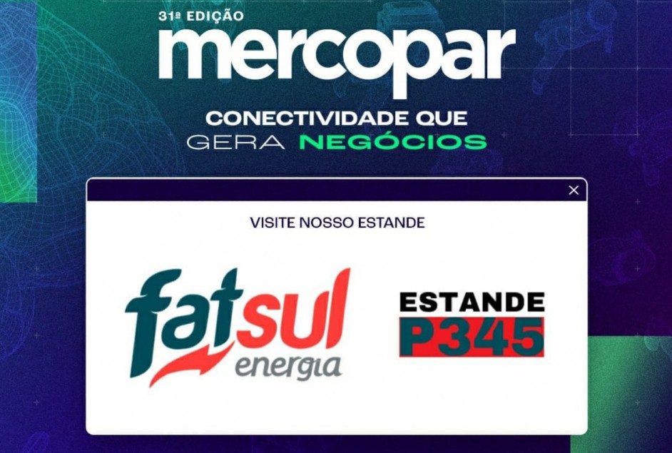 Associado em foco: Fatsul Energia terá estande na 31ª Mercopar