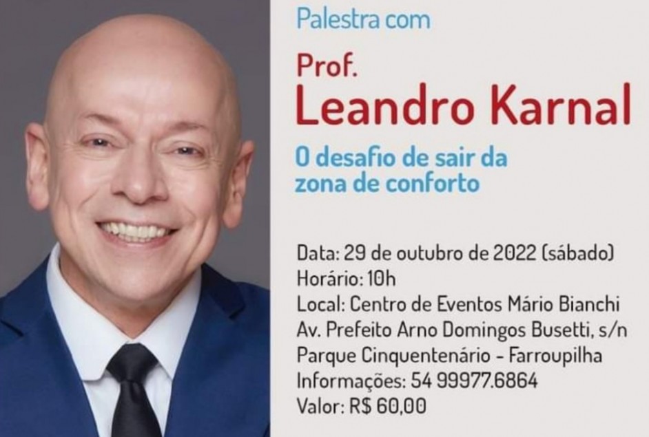 DNA da Alma promove palestra com Leandro Karnal