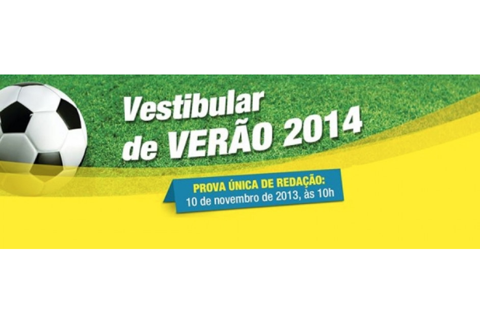 Abertas as inscrições para o Vestibular de Verão 2014