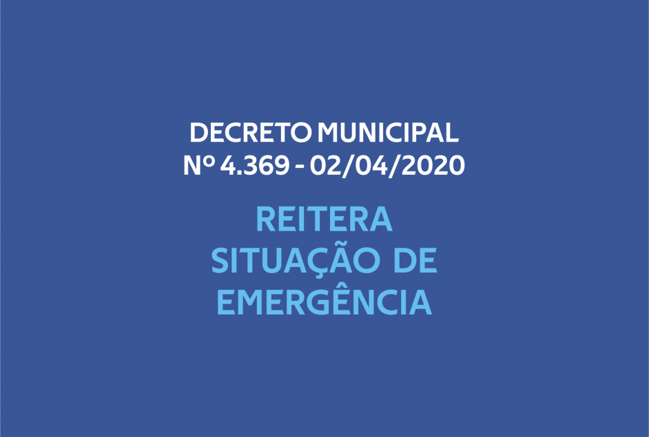 Município publica decreto sobre a retomada gradual de alguns setores