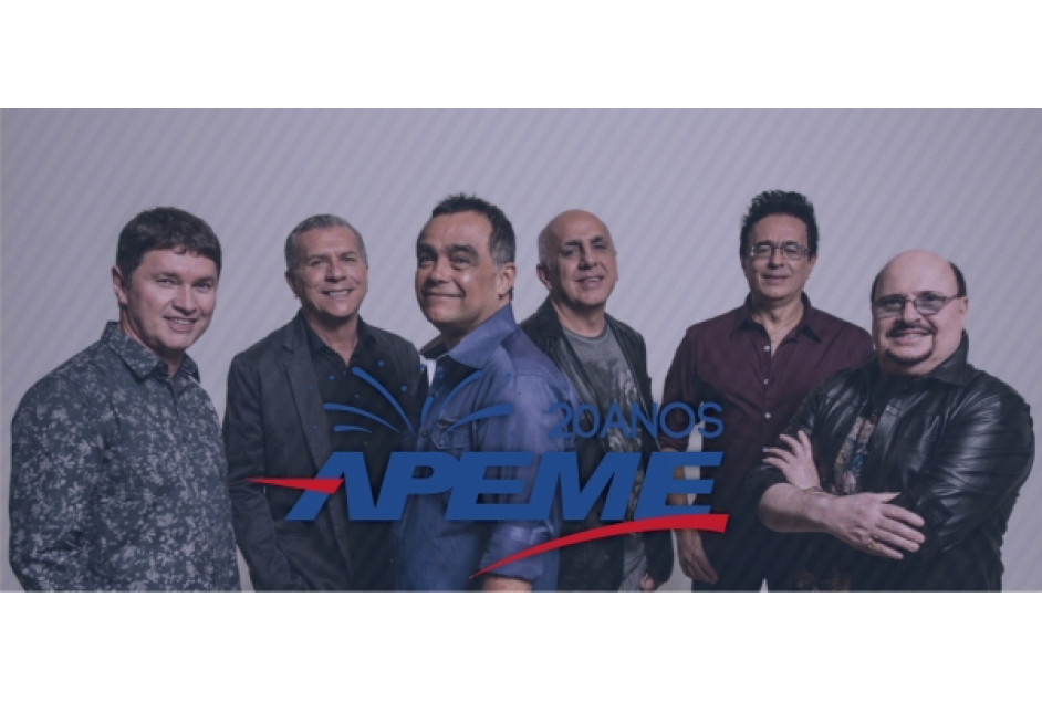 APEME comemora 20 anos com show de Roupa Nova neste sábado