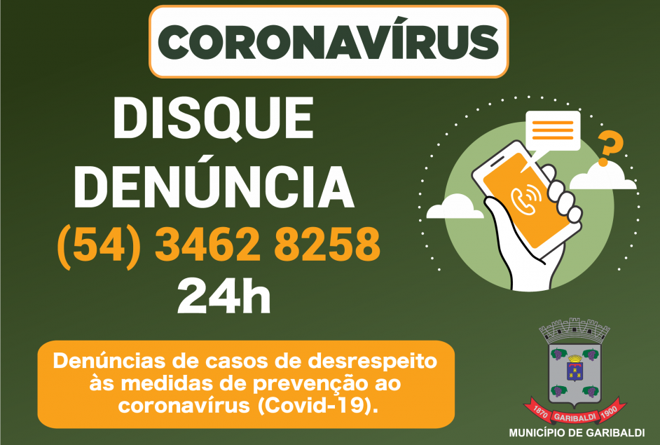 Covid-19: Prefeitura disponibiliza telefone 24h para denúncias