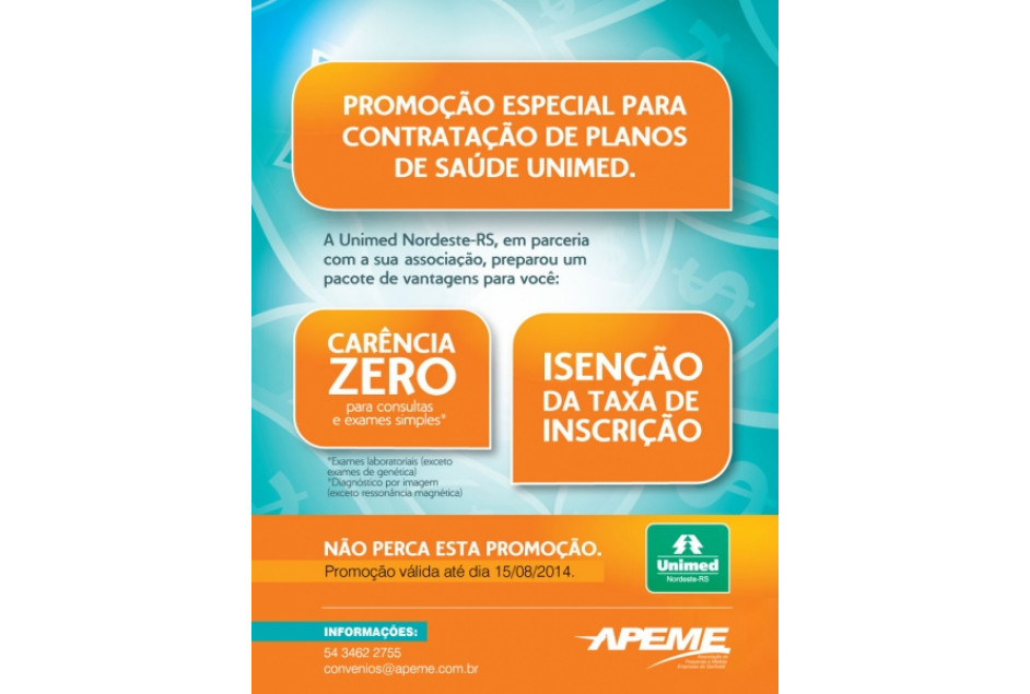 APEME e UNIMED: Promoção no plano de saúde empresarial