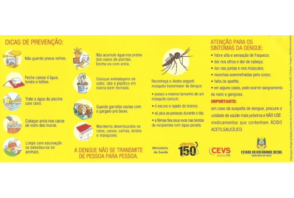 Epidemia de Dengue se aproxima