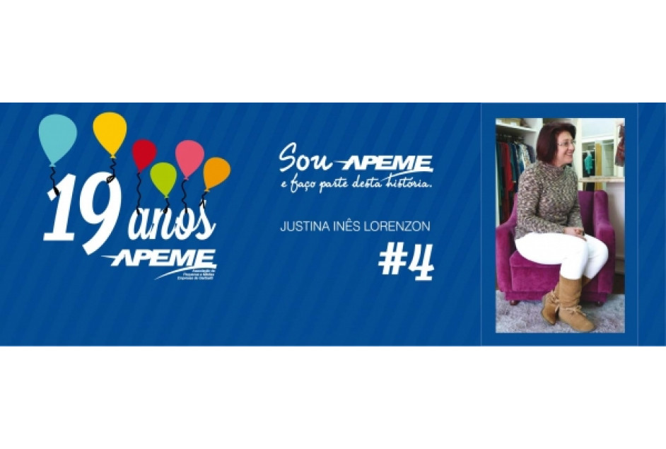 “Sou APEME e faço parte desta história” com Justina Inês Lorenzon Mazzotti
