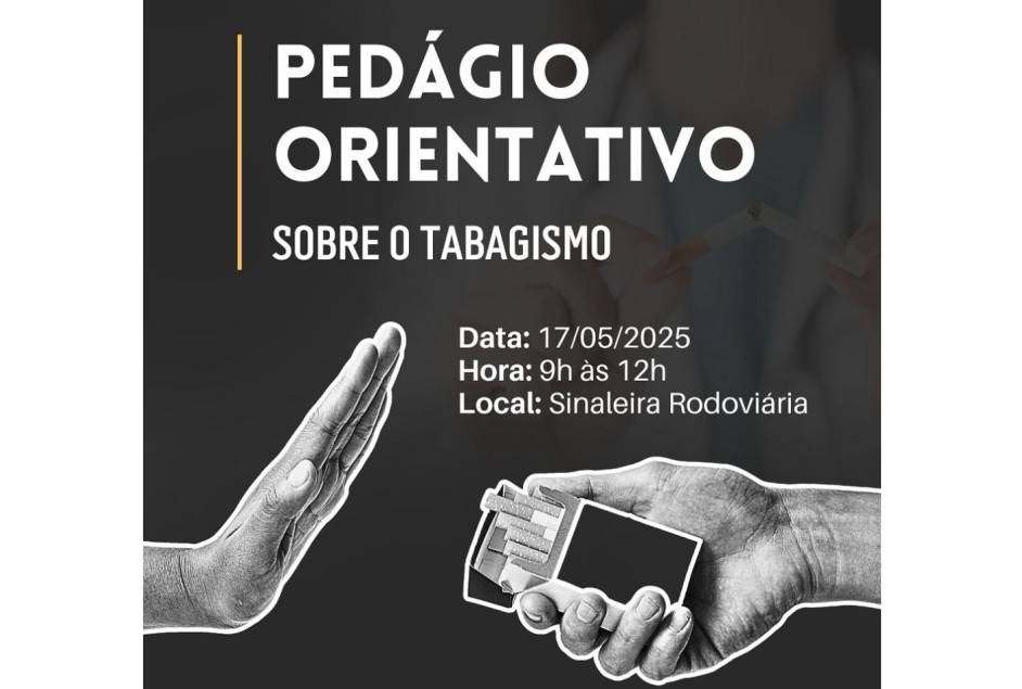 Prefeitura de Garibaldi promove pedágio orientativo sobre o tabagismo neste sábado