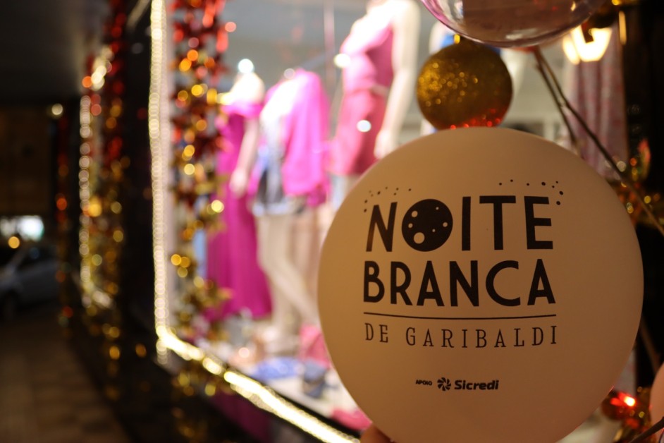 Lojistas têm até o dia 14 para se inscreverem na Noite Branca de Garibaldi